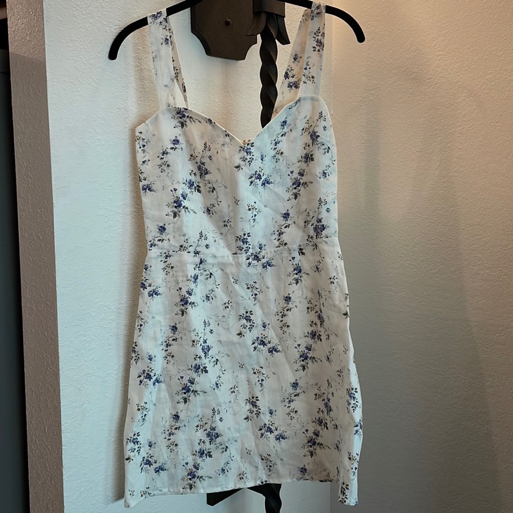 NWOT Reformation Miso Dress Linen Madeline 6